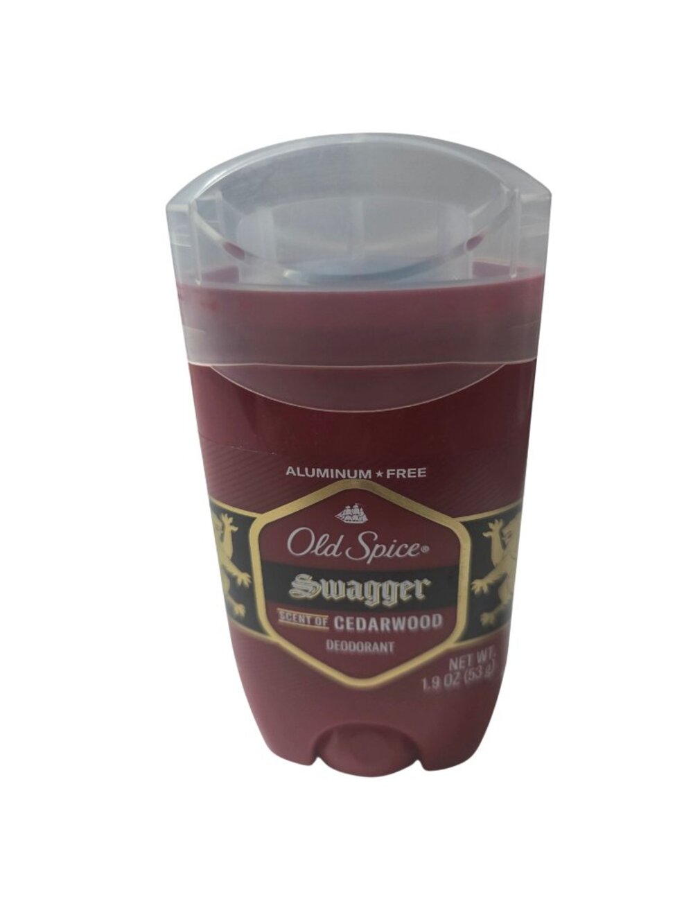 Old Spice Swagger Cedarwood Aluminum Free Deodorant Odor Protection 1.9 Oz